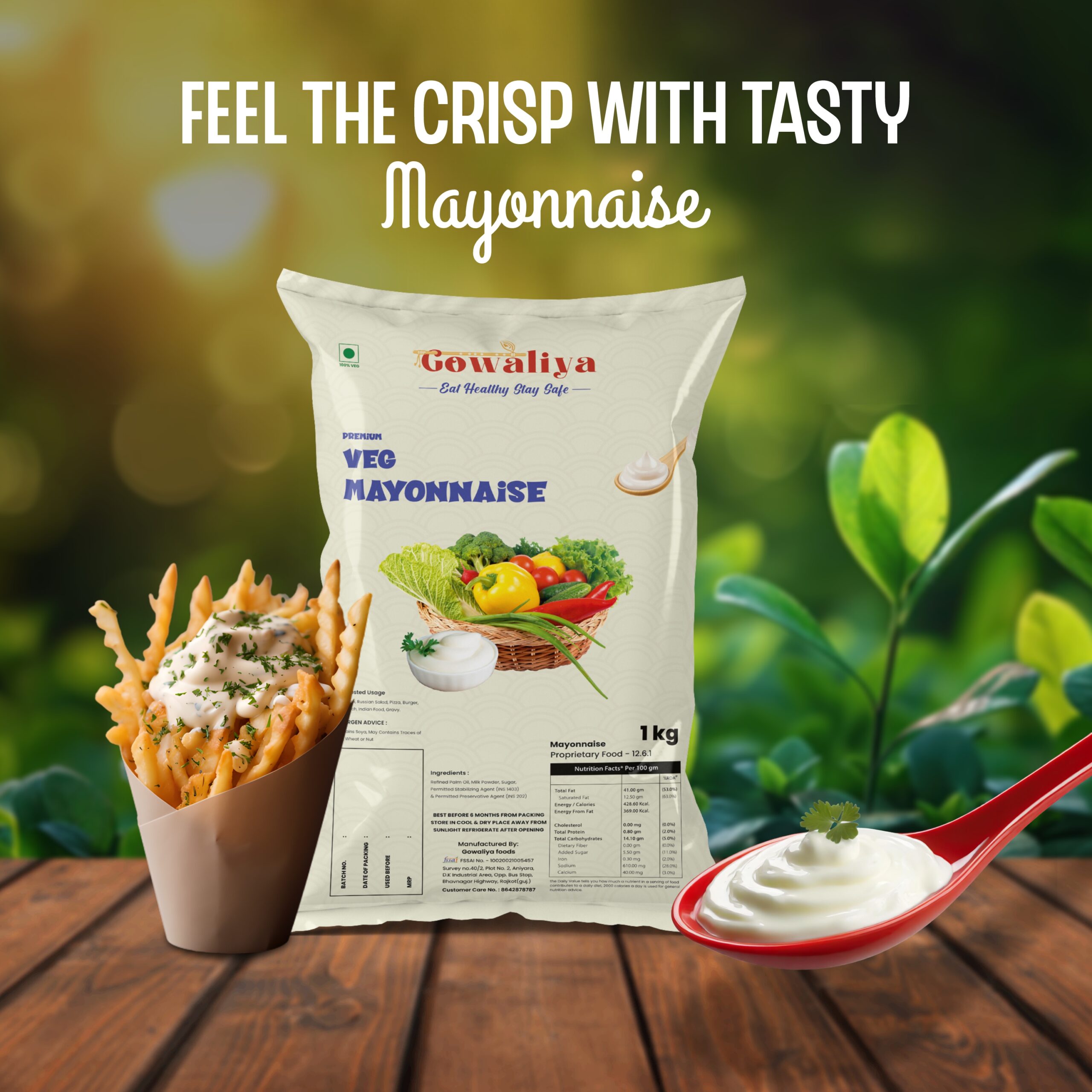 1kg-Premium Veg.Mayonnaise