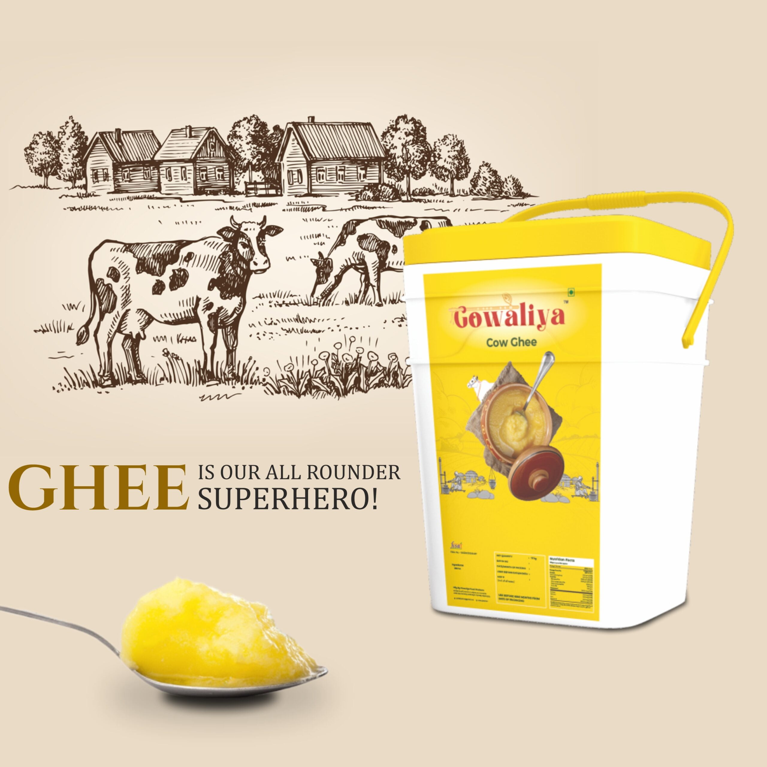 15kg-Cow Ghee